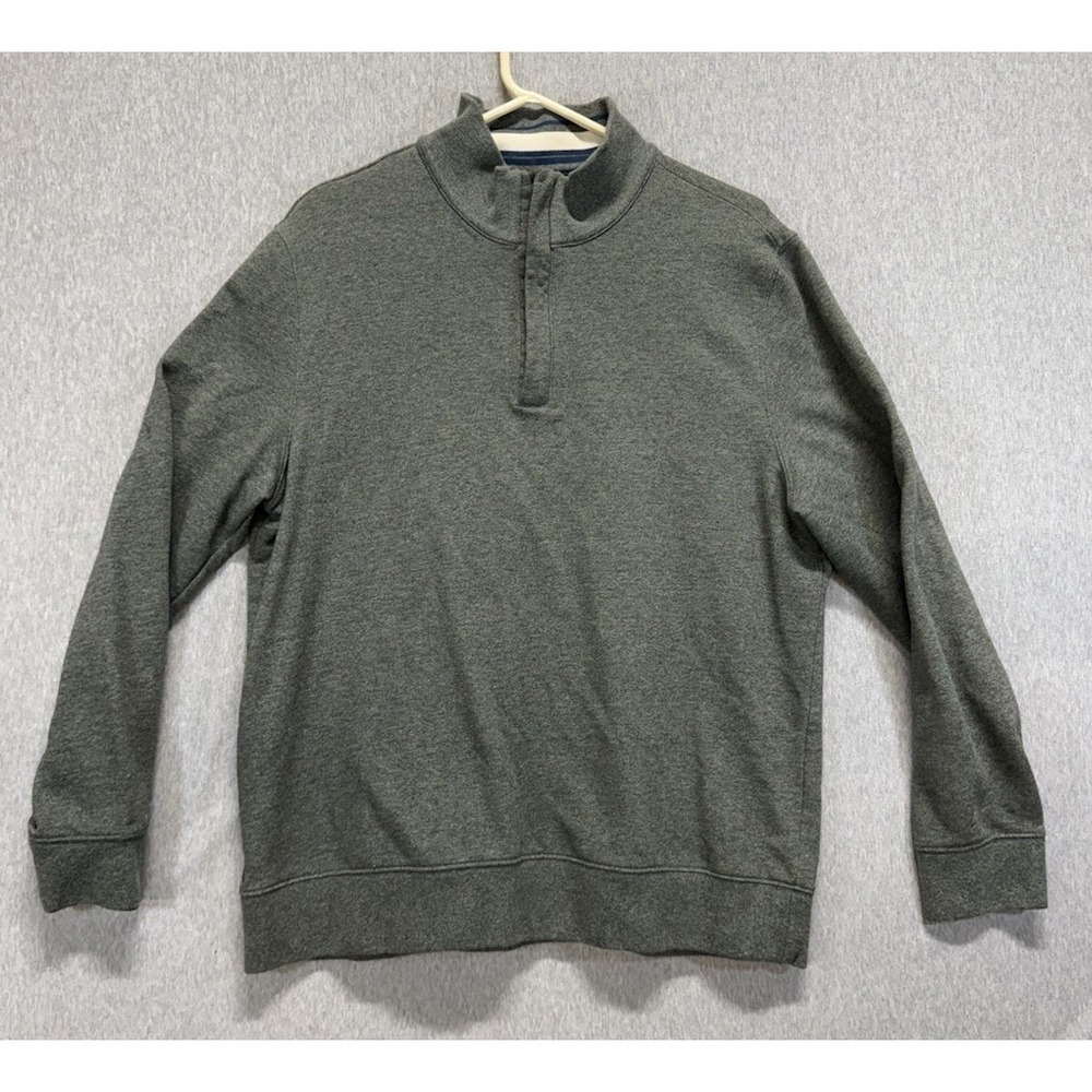 UNTUCKit 1/4 Zip Pullover Shirt Mens XL Green Outdoors Outerwear Casual Sweater
